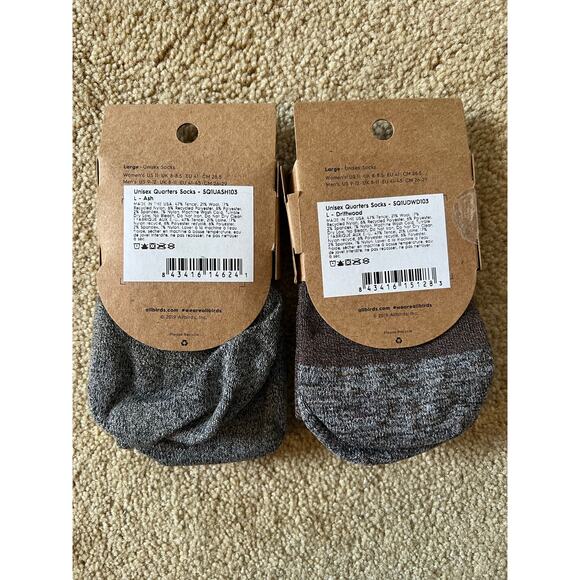 2-Pack Allbirds Quarter Socks - Picture 2 of 2